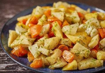 Braised Root Vegetables with Dill